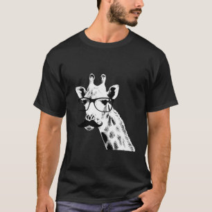 Giraffe With Glasses    T-Shirt