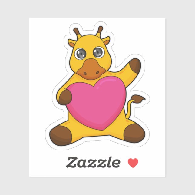 Giraffe with Heart (Sheet)