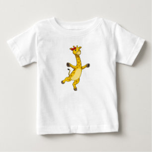 Giraffe with Ribbon Baby T-Shirt