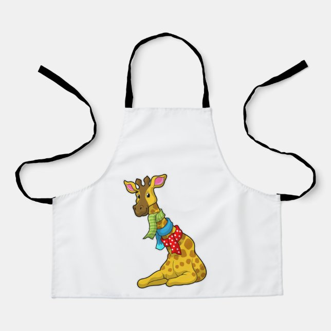 Giraffe with Scarf Apron (Front)
