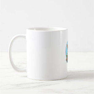 Giraffe With Strawberries Blueberries Apples   Coffee Mug