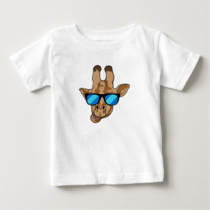 Giraffe with Sunglasses Baby T-Shirt