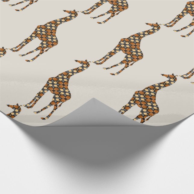 Giraffe Wrapping Paper (Corner)