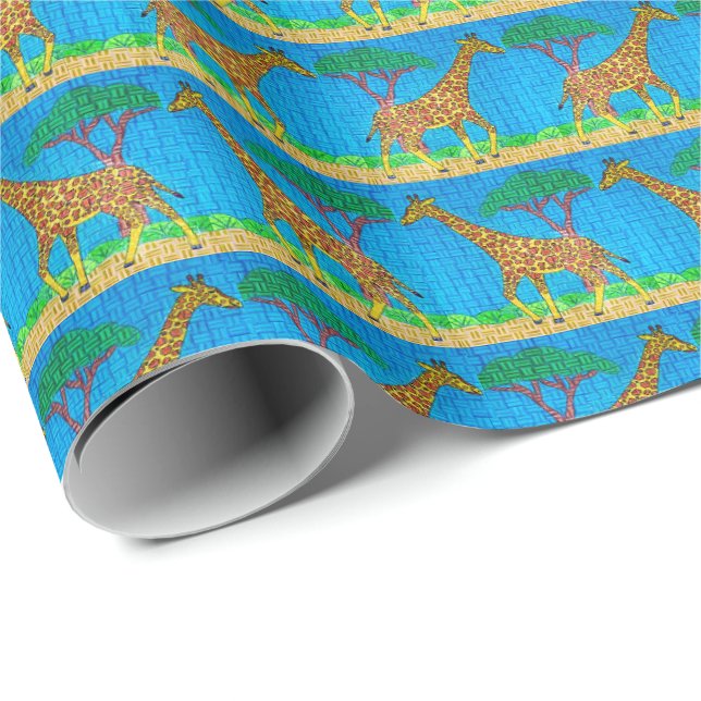 Giraffe - Wrapping Paper (Roll Corner)
