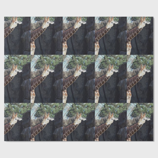 Giraffe Wrapping Paper (Flat)
