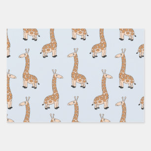 Giraffe  wrapping paper sheet