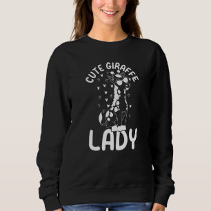 Giraffe Zoo Animal Giraffe Girls Cute Giraffe Lad Sweatshirt