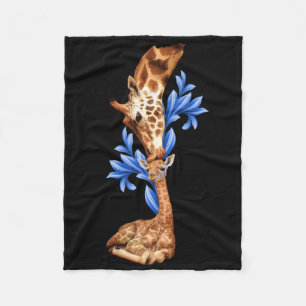 Giraffes- A Mother's love Fleece Blanket