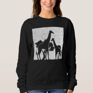 Giraffes African Giraffe Zoo Animal Giraffe Sweatshirt