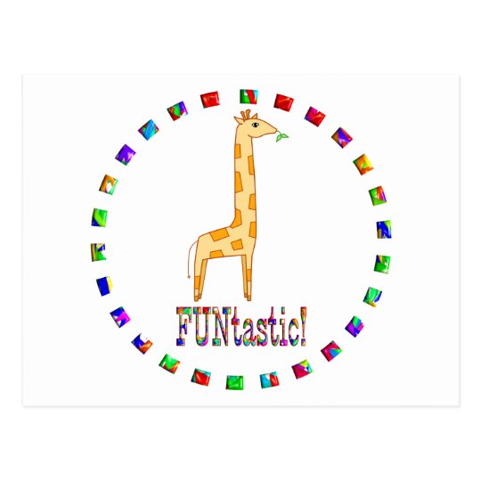 Giraffes are Funtastic Postcard