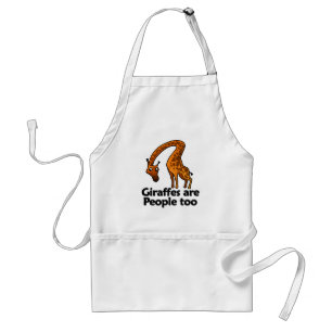 Giraffes are People too Standard Apron