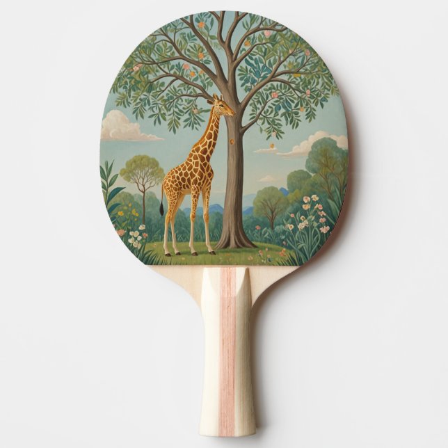 Giraffe's Canopy Ping Pong Paddle (Front)