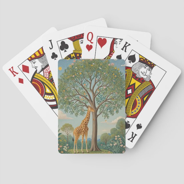 Giraffe's Canopy Playing Cards (Back)