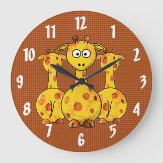 GIRAFFES Clock