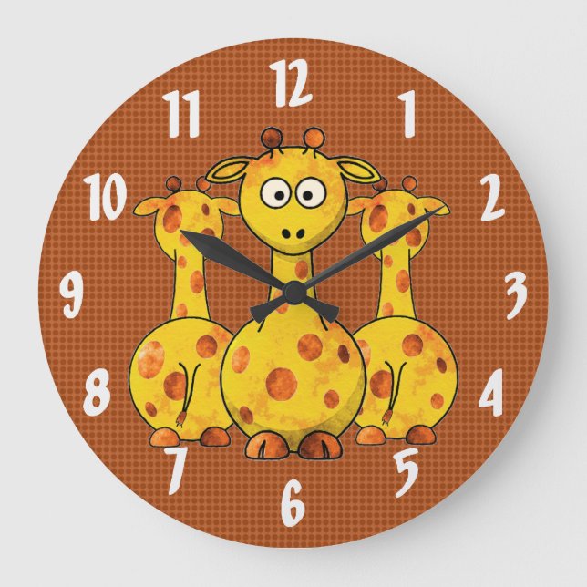 GIRAFFES Clock (Front)