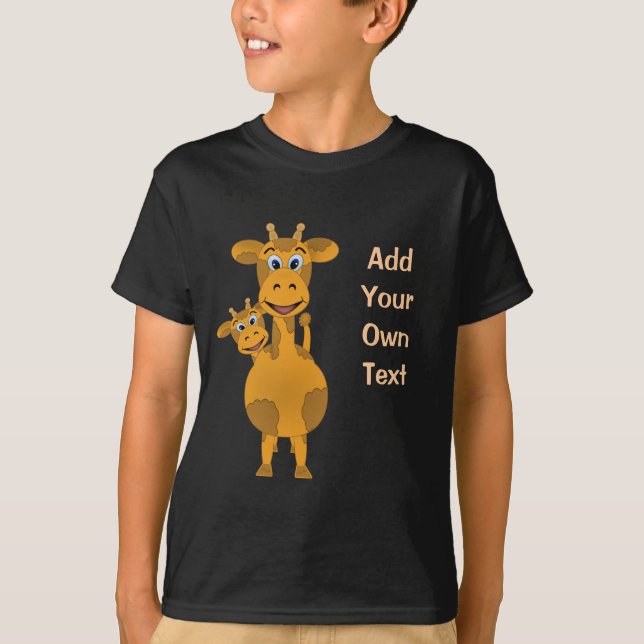 Giraffes Customise T-Shirt (Front)