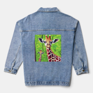 Giraffe's eye denim jacket