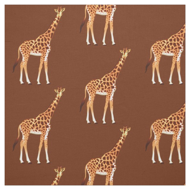 Giraffes Fabric (Swatch)