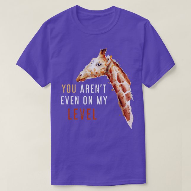 Giraffes Funny Giraffe T-Shirt (Design Front)