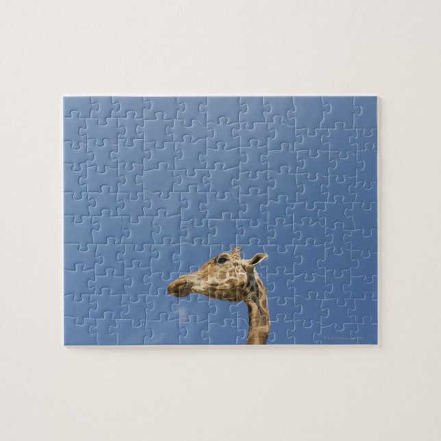 Giraffe's head jigsaw puzzle (Horizontal)