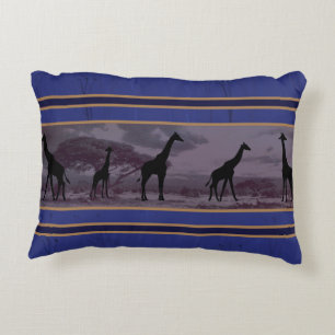 Giraffe's in Africa Decorative Cushion