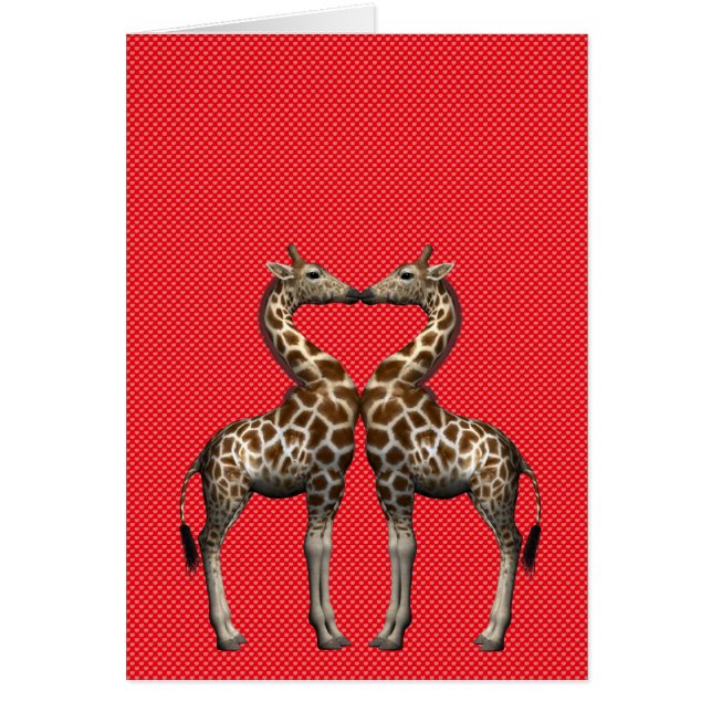 Giraffes In Love (Front)