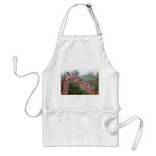 Giraffes in Love Apron