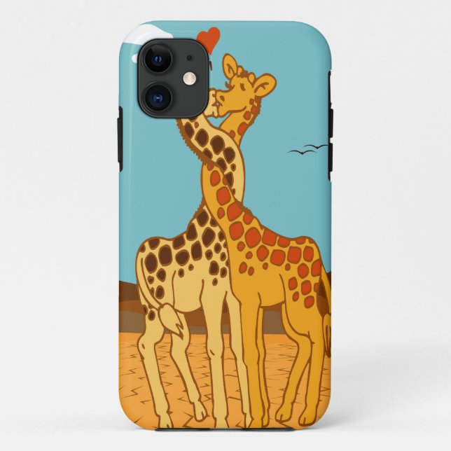 Giraffes In Love Case-Mate iPhone Case (Back)