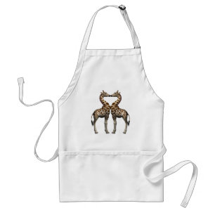 Giraffes In Love Standard Apron
