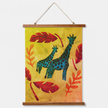 Giraffes Journeying Artwork