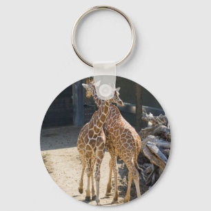 giraffes key ring