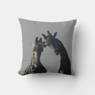 Giraffe's looking at you cushion