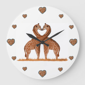 Giraffes Love Cute Clocks
