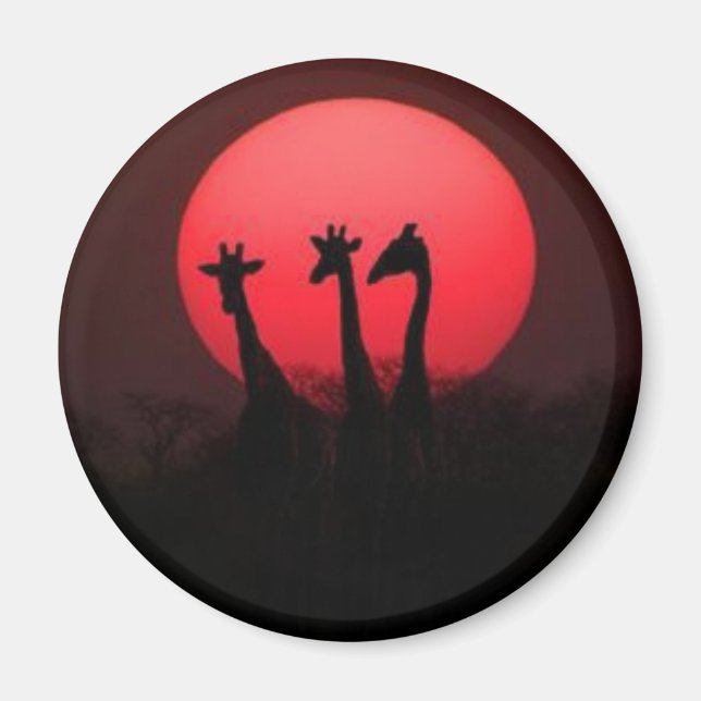 Giraffes Magnet (Front)