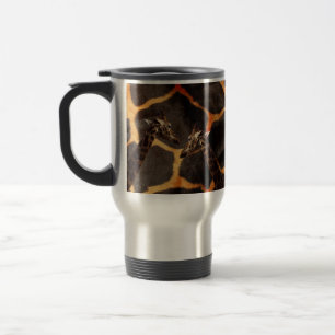 Giraffes On Exotic Giraffe Pattern, Travel Mug