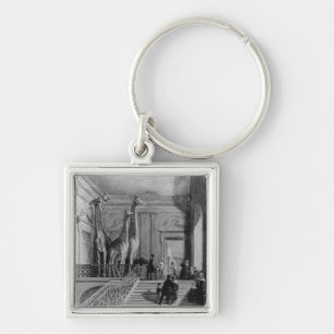 Giraffes on the staircase in the British Key Ring