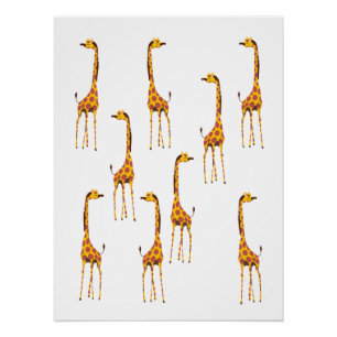 Giraffes Poster