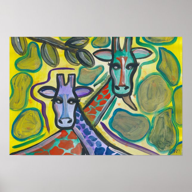 Giraffes Poster (Front)
