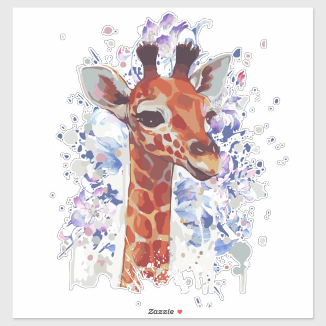 Giraffes Sticker - Giraffe Stickers - Giraffe (Sheet)