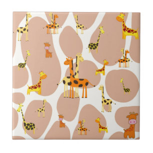 Giraffes Tile