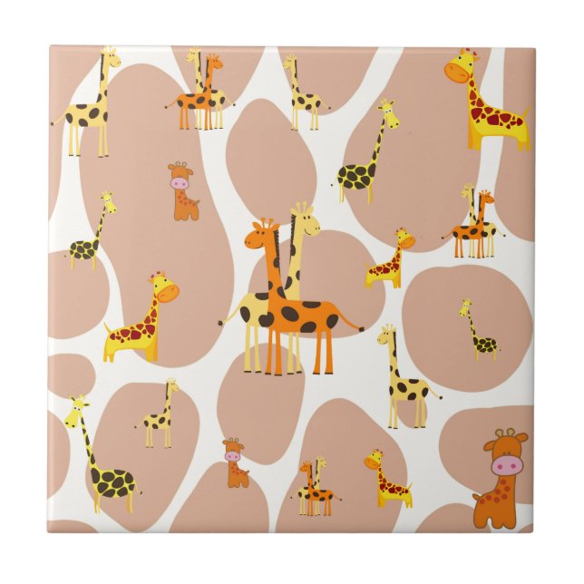 Giraffes Tile (Front)