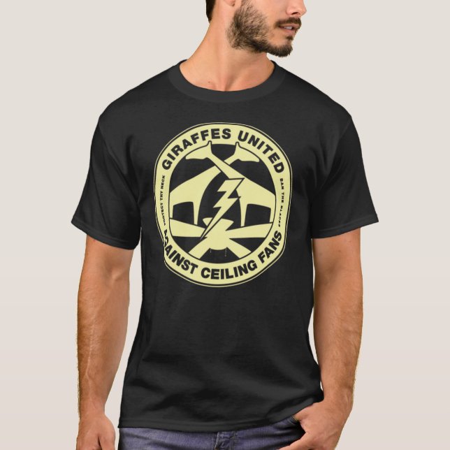 Giraffes united against ceiling fans Classic T-Shi T-Shirt (Front)