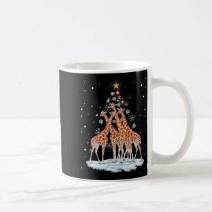 Giraffes Xmas Tree Giraffe Christmas Tree Merry Ch Coffee Mug