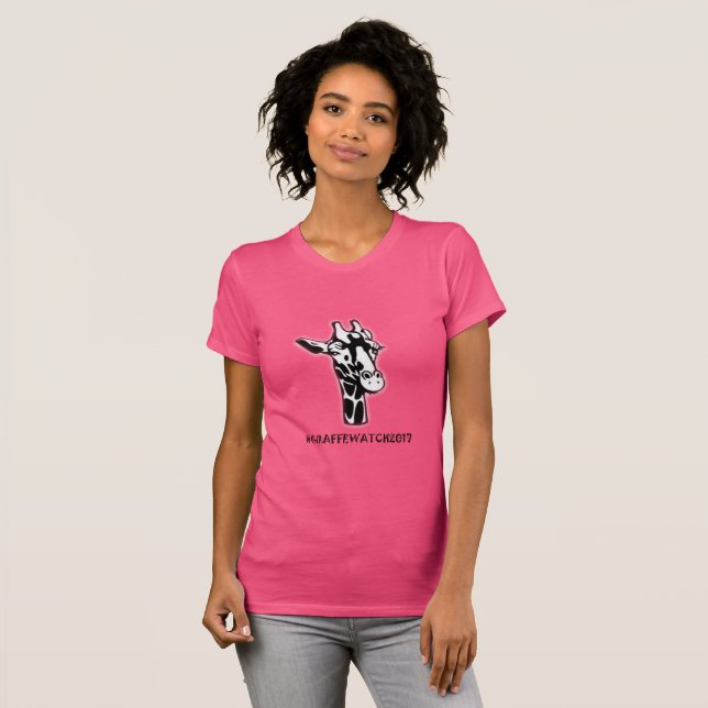 #GiraffeWatch2017 Coloured T-Shirt (Women's) (Front Full)