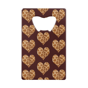 Giraffic Hearts Tiled Pattern