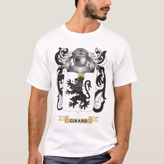 Girard Coat of Arms (Family Crest) T-Shirt (Front)