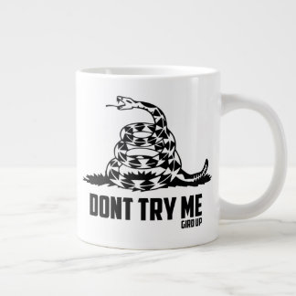 Gird Up Defence | Dont Try Me Large Coffee Mug