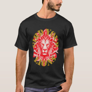 Gird Your Lions England Motivational Idiom Red T-Shirt