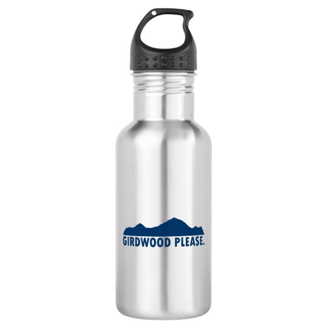 Girdwood Alaska Please 532 Ml Water Bottle (Front)