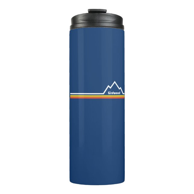 Girdwood, Alaska Thermal Tumbler (Front)